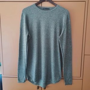 BERSHKA Marled Crew-Neck Sweater for Men (L)